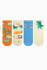 Penti Pack of 4 dinosaur socks printed