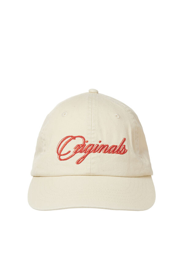 Jack & Jones Gorra texto bordado blanco
