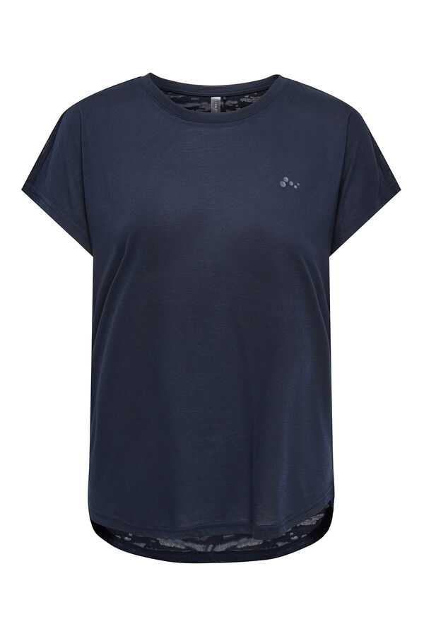 Only Play Camiseta manga corta deportiva azul