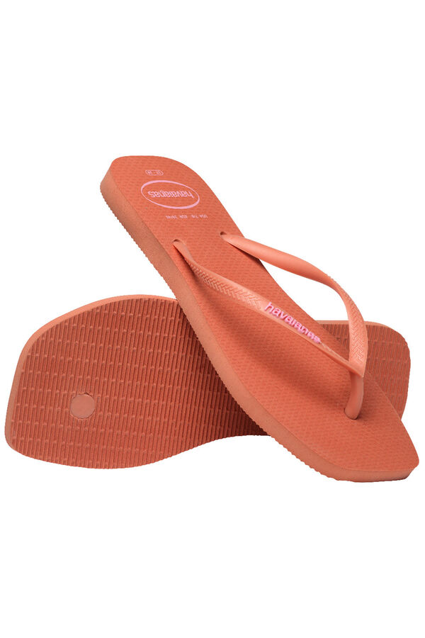 Havaianas Hav. sandals Slim Square Logo Pop Up Pink pink