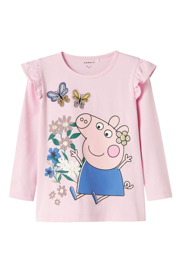 Name it T-shirt de algod&atilde;o Peppa Pig rosa