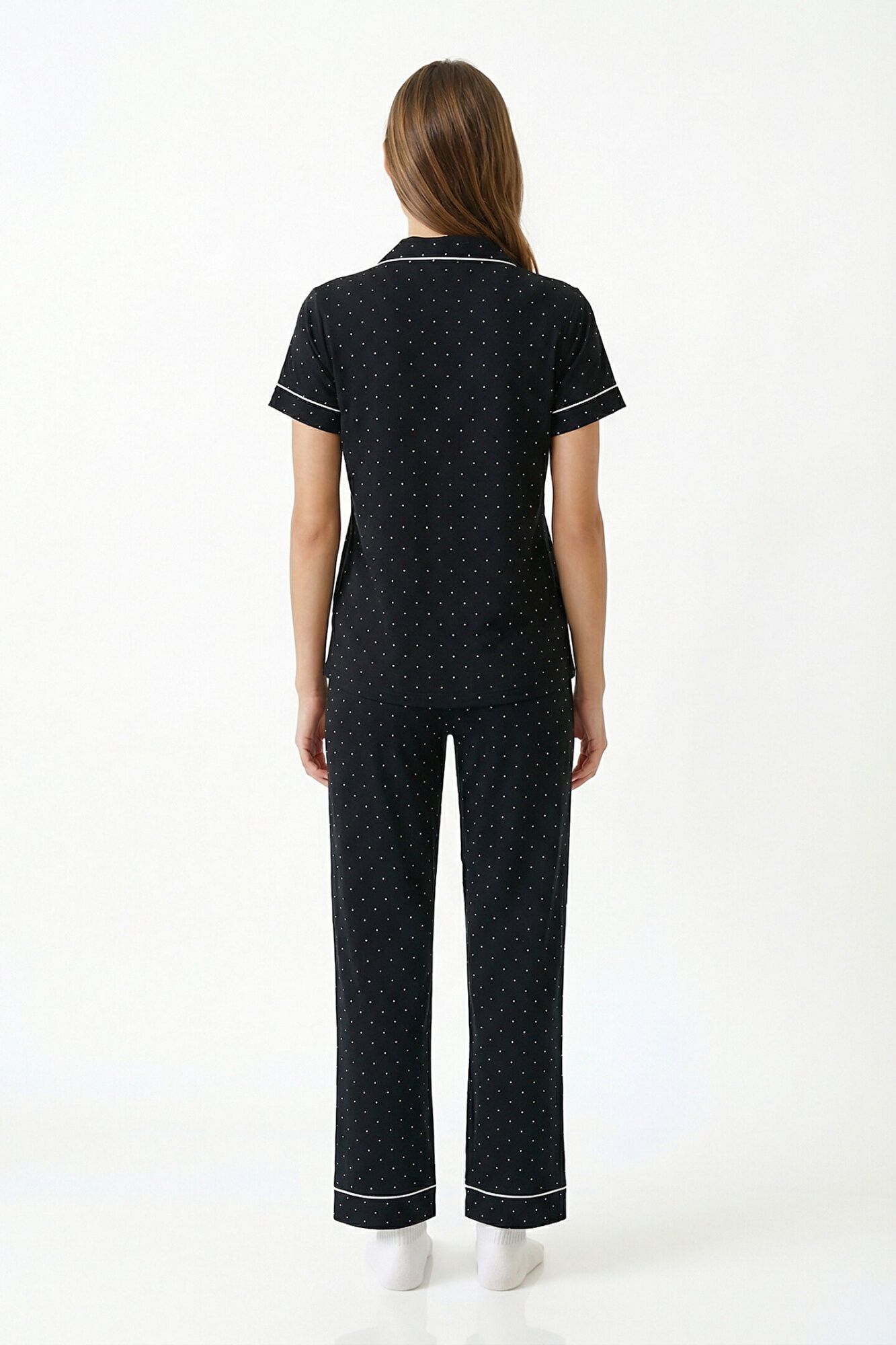 Penti Conjunto de pijama camisero lunares