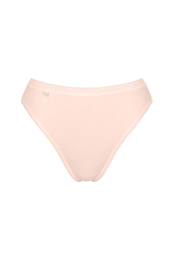 Sloggi 3-pack seamless high-waisted panties pink