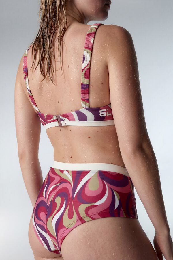 Black Limba&nbsp; Top bikini balconette Hiva burdeos