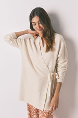 Women'secret Beige knitted cardigan beige