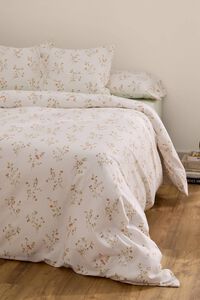 Textura Bedruckter Satin-Bettbezug