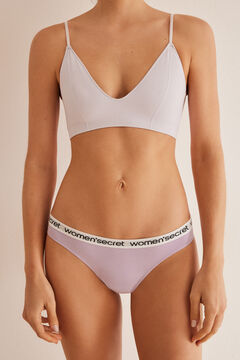 Womensecret 7-pack of Brazilian panties with logo white