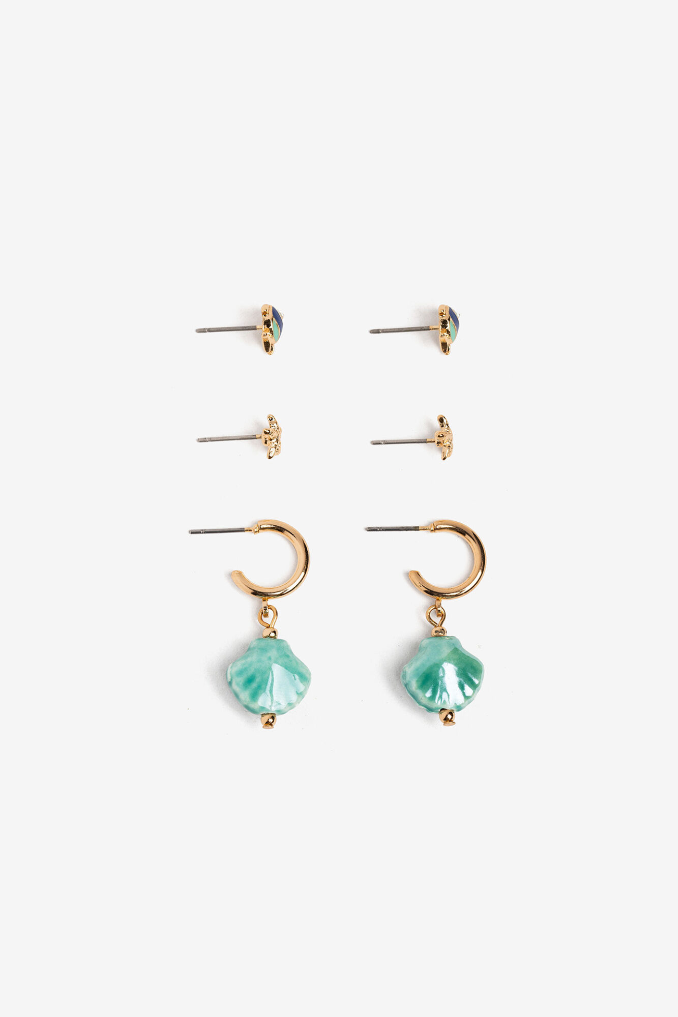Vilanova Set de pendientes dorados