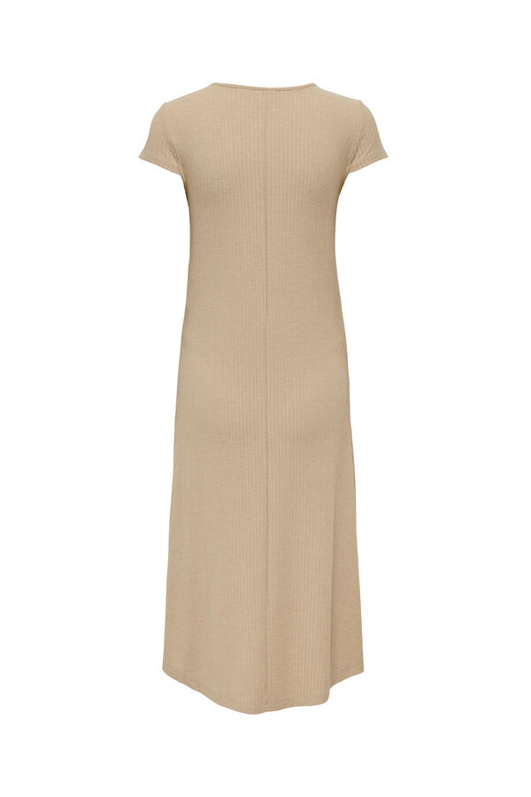 Womensecret Midi maternity dress with buttons nude
