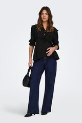 Only Maternity Wide leg maternity jeans blue