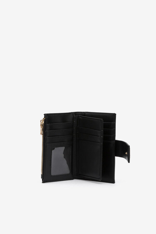 Womensecret Combined purse with flap Schwarz