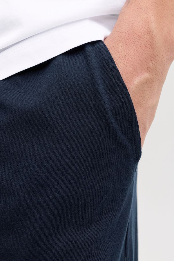 Jack & Jones Conjunto pijama corto blanco