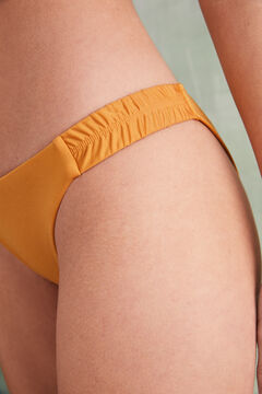 Womensecret Yellow hipster bikini bottoms printed