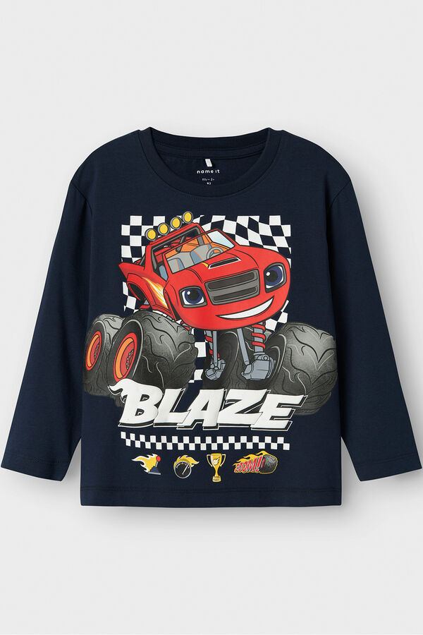 Name it T-shirt Blaze para menino azul