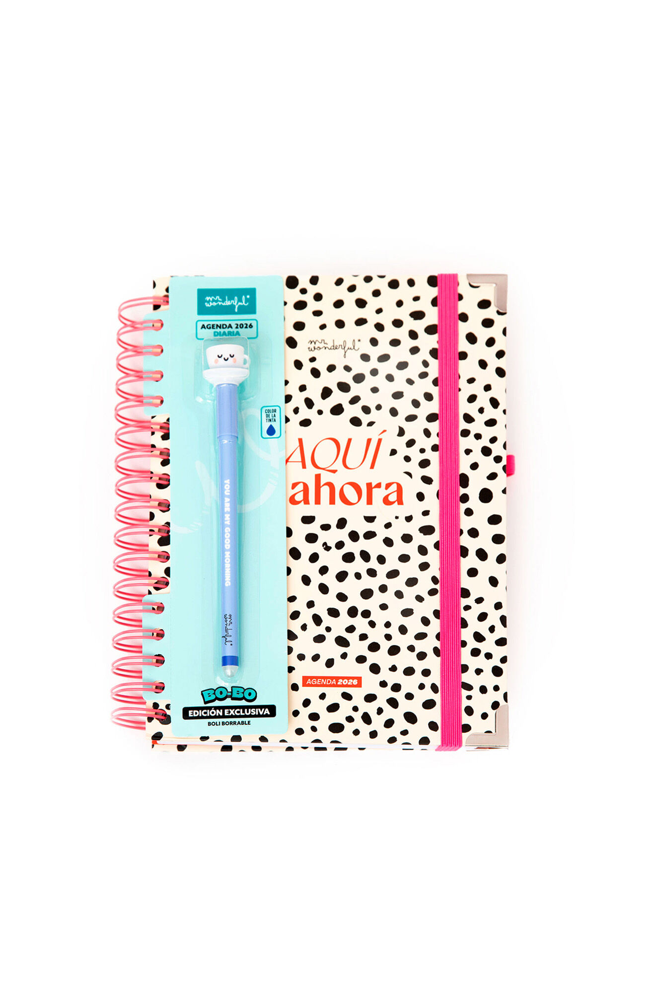 Mr. Wonderful Agenda Office 2026 Diaria - Aqu&iacute; y ahora