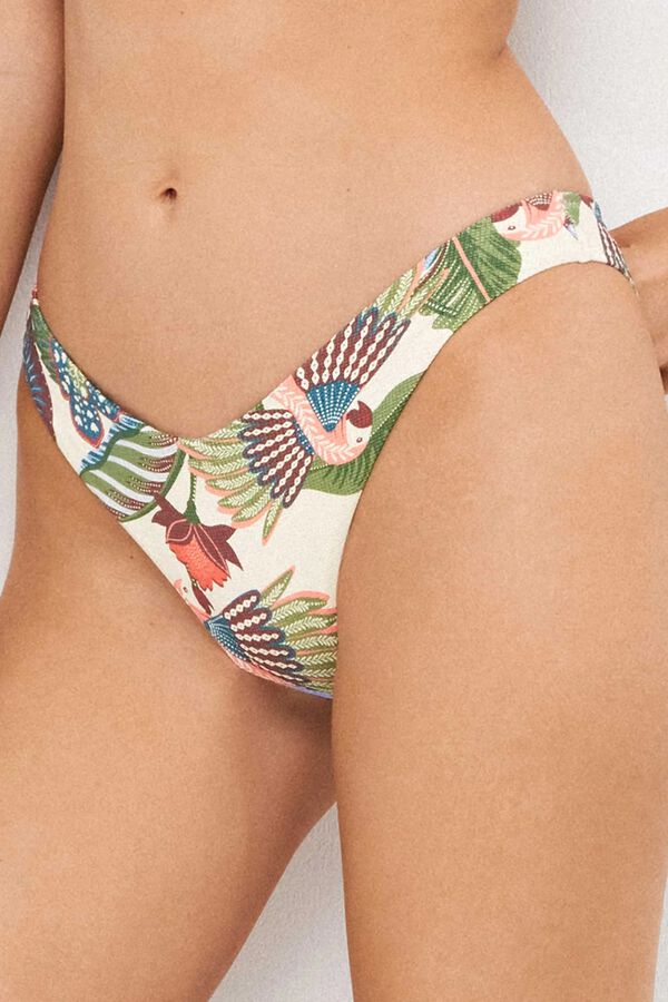 Gisela Braga bikini corte en V blanco