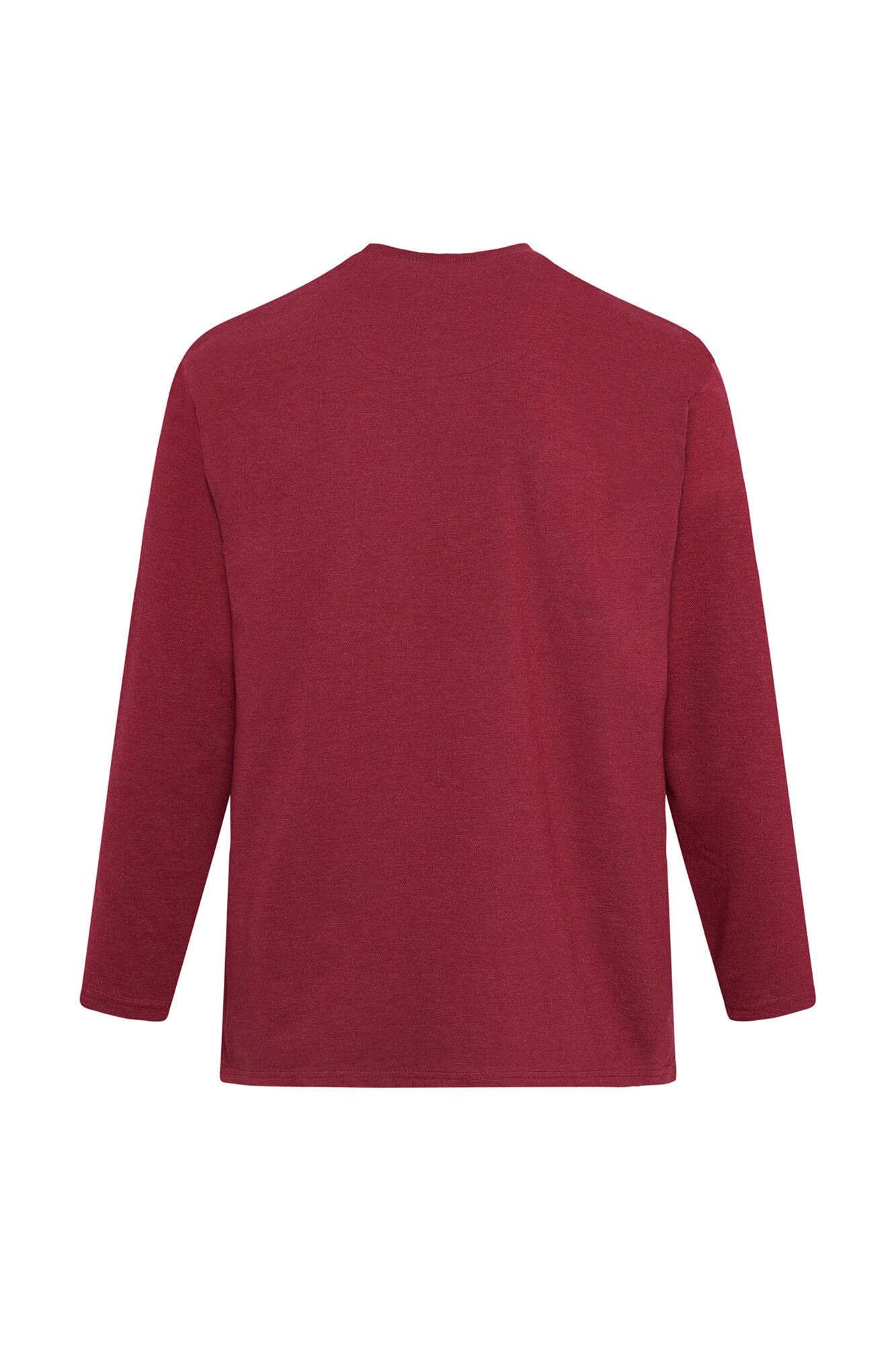 Kiff-Kiff Camiseta manga larga granate