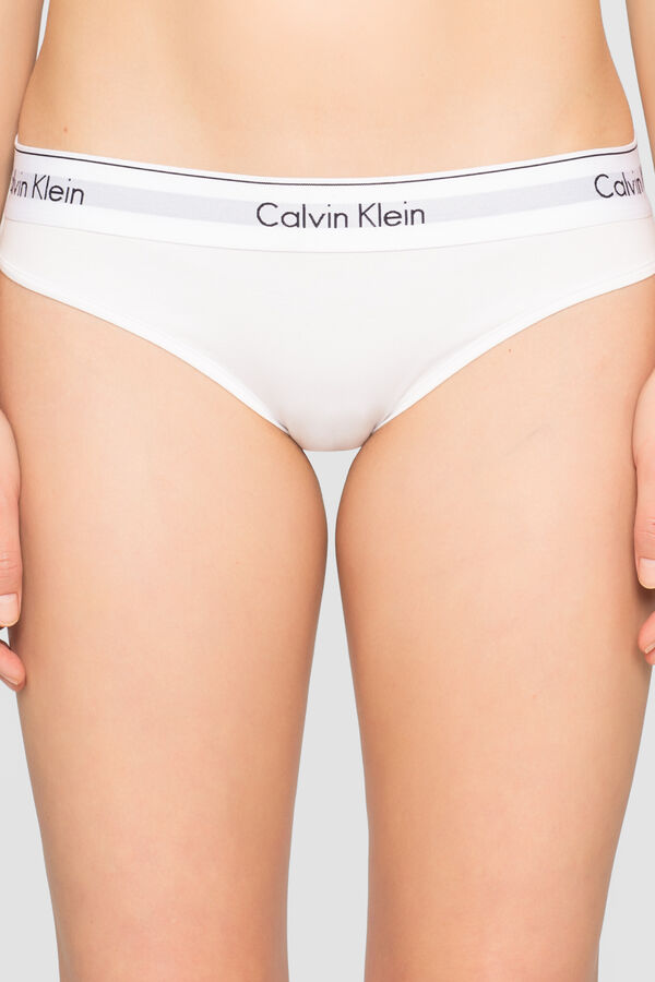 Womensecret Modern Cotton elasticated waist panties Weiß