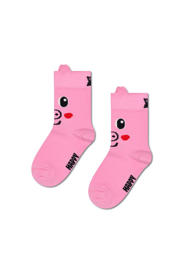 Happy Socks Calcetín infantil de cerdo rosa