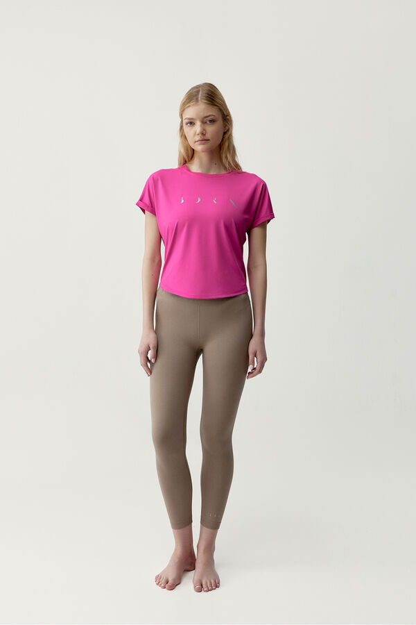 Born Living Yoga Fuchsiarosa Sport-T-Shirt Azami Rosa