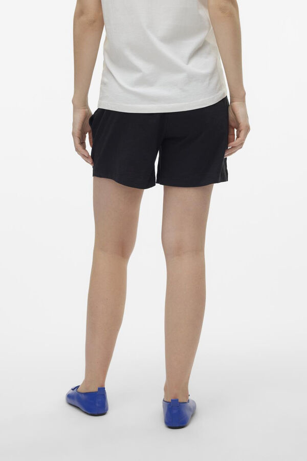 Womensecret Low-rise cotton shorts  fekete