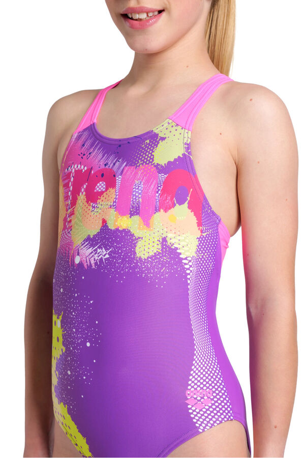 Arena Fato de banho Arena Feel para menina Light Tricks Swim Pro Back rosa