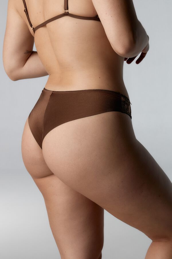 Black Limba Emilie Brazilian panty nude
