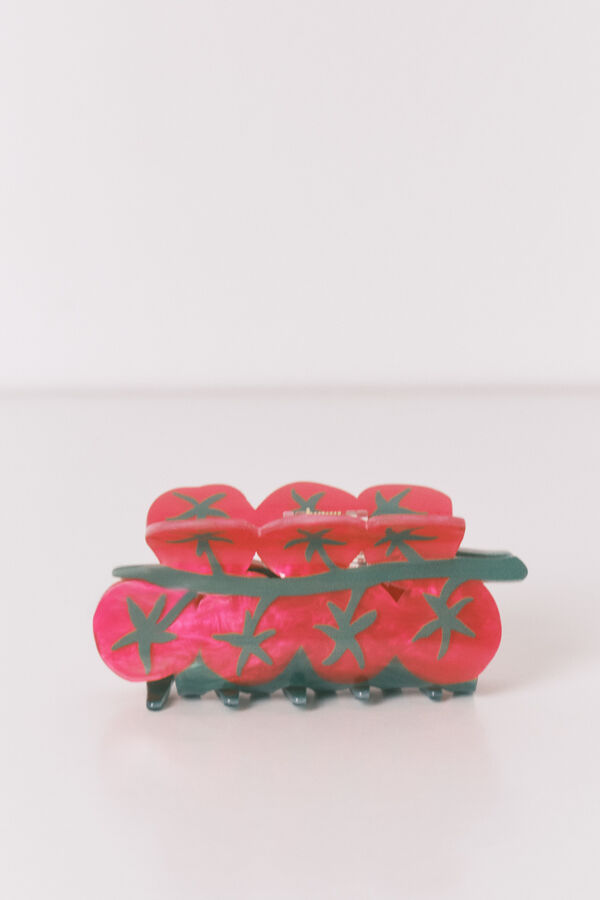 Women'secret Branch tomato hair clip red
