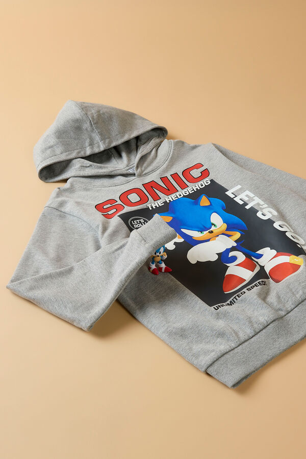 Name It Sonic hooded sweatshirt grey