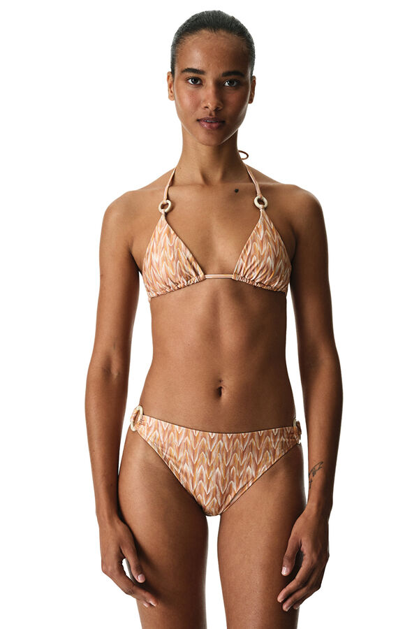 Penti Top de biqu&iacute;ni triangular Kacie estampado