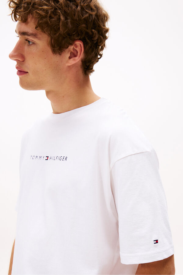 Tommy Jeans T-shirt with logo print white