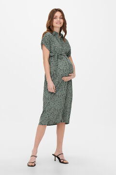 Womensecret Vestido camiseiro maternity verde