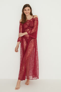 Womensecret Long lace nightgown pink