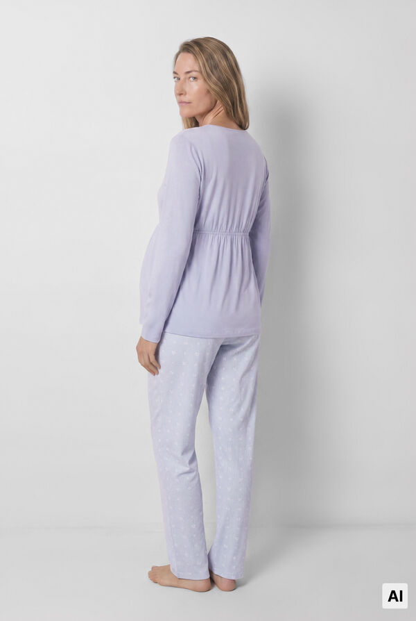 Women'secret Blue maternity capri pyjamas blue