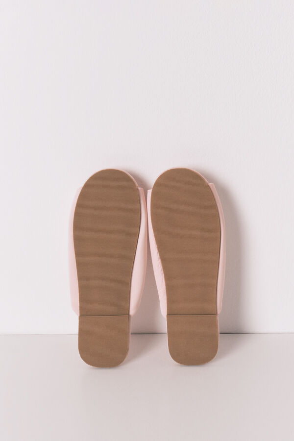 Women'secret Pantoufles satin rose rose