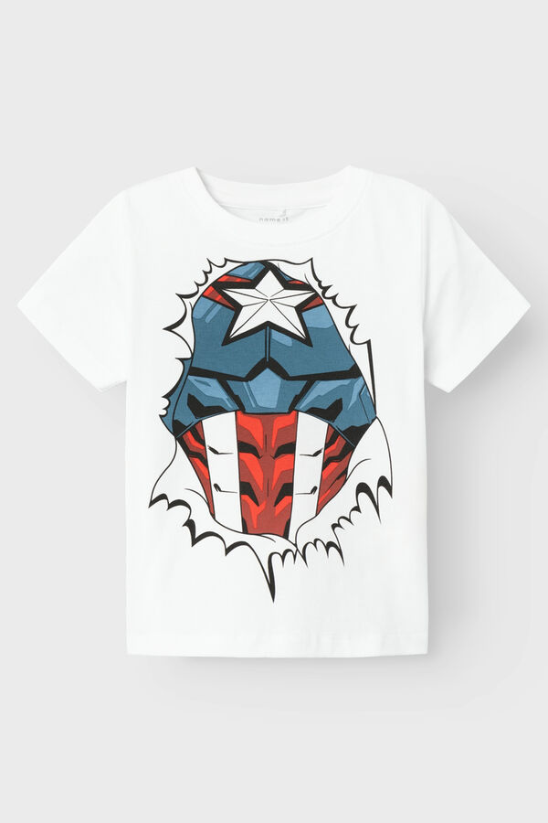 Womensecret Boys' Marvel T-shirt Weiß