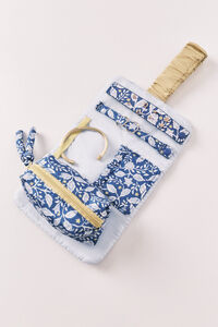 Women'secret Blue animal print roll-up jewellery box