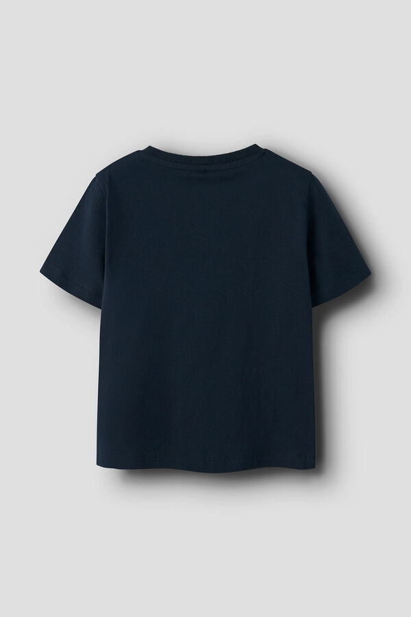 Name it 3D boys' T-shirt blue