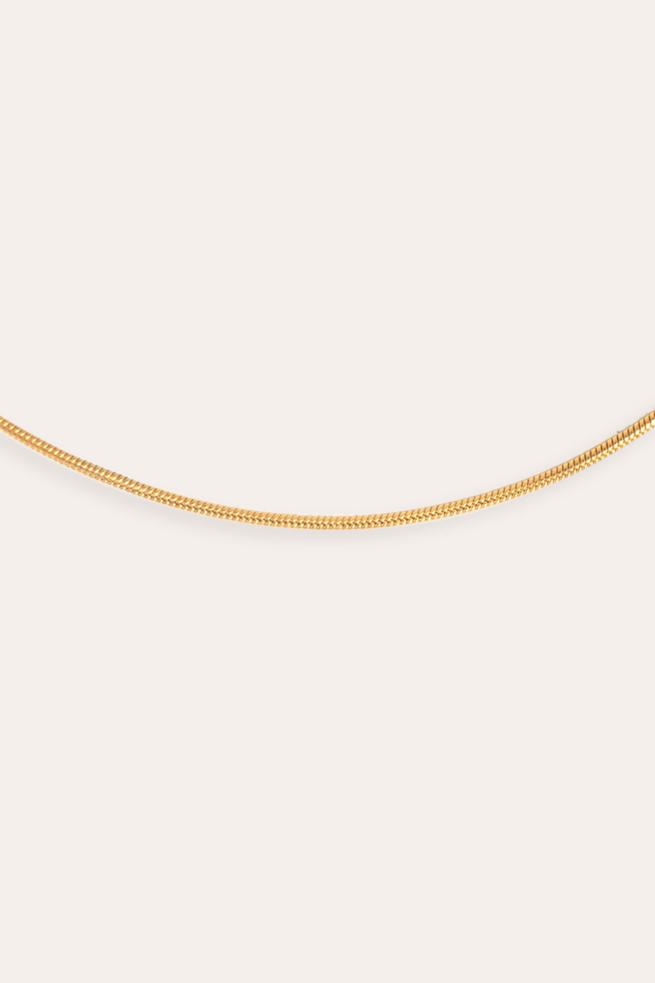 Singularu Halskette Tail Stahl vergoldet