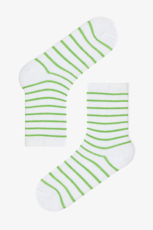 Penti Striped dragon 3-pack ankle socks printed