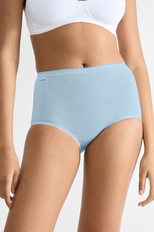 Sloggi Pack 3 bragas altas sin costuras estampado