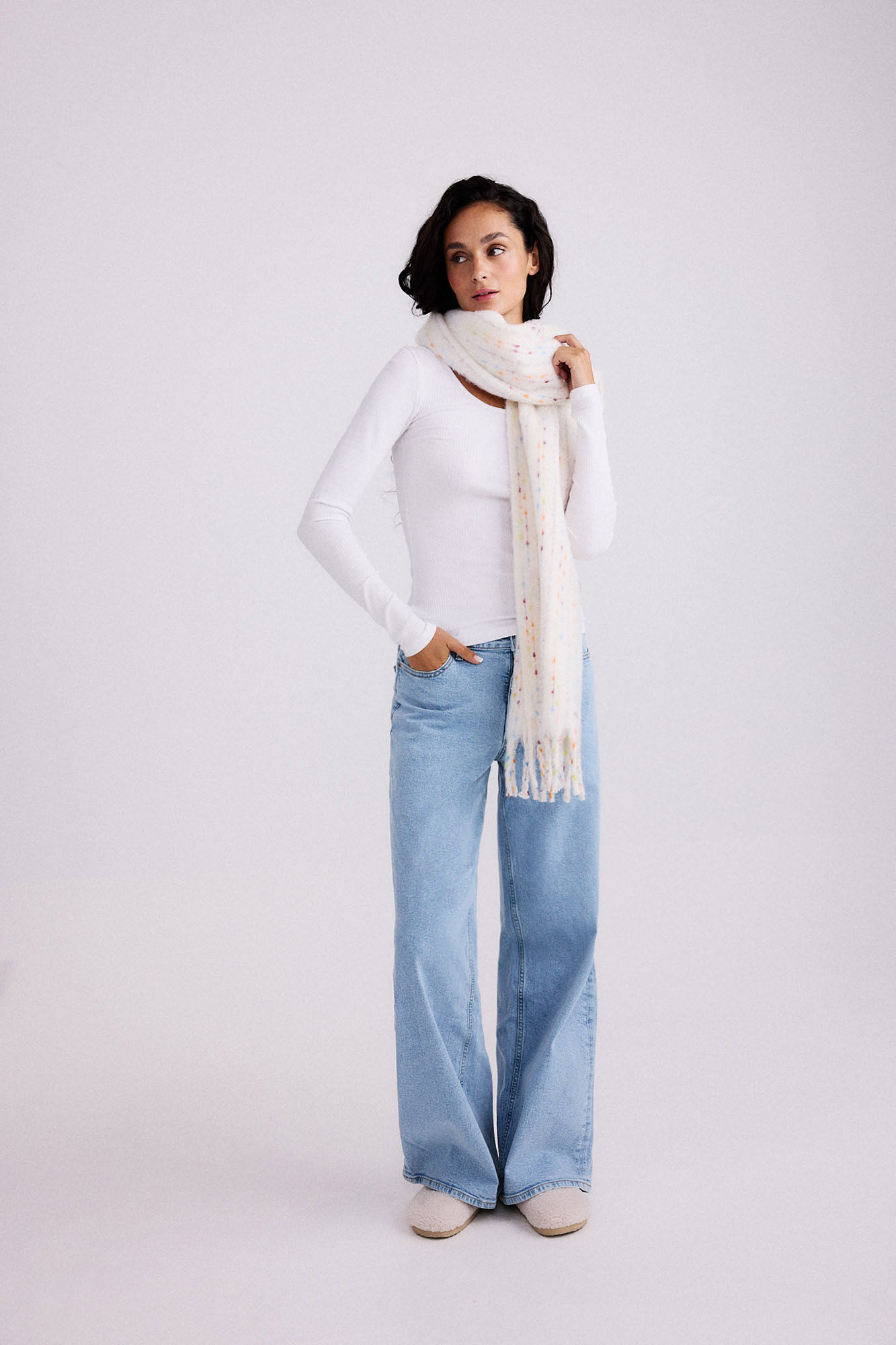 Pieces Bufanda de lurex