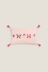 Womensecret Butterflies cushion cover pink