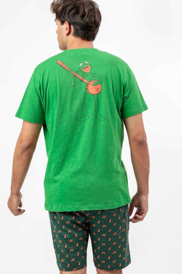 Admas Muppets Gustavo short pyjamas green