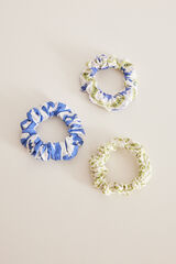 Womensecret Pack of 3 mini print scrunchies printed