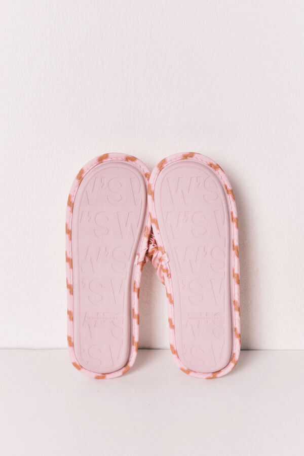 Women'secret Colour wave strap slippers printed