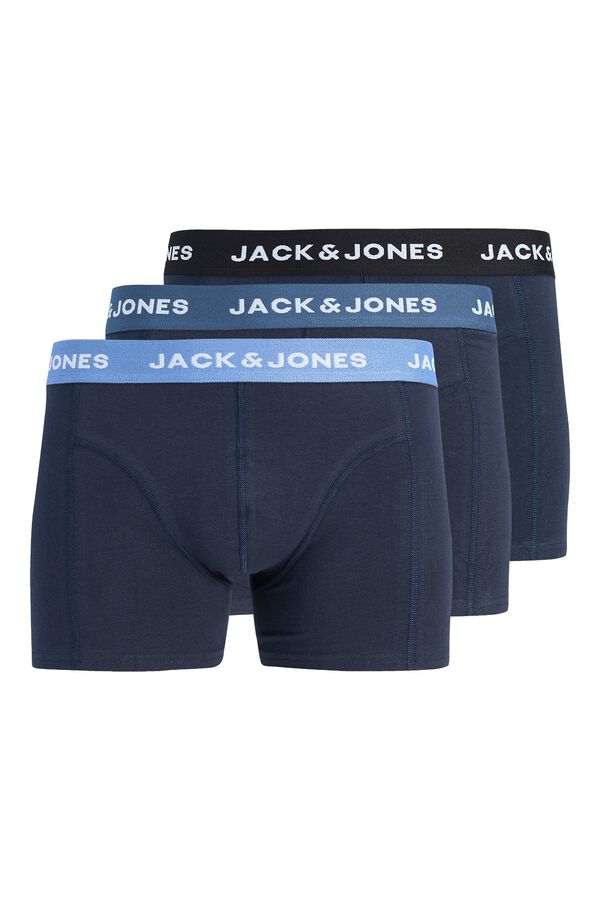 Jack & Jones Pack of 3 cotton boxers blue