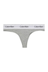 Calvin Klein Tanga simples feminina bege