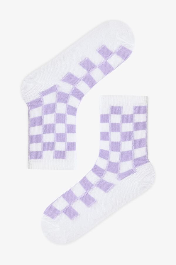 Penti Checked 3-pack ankle socks printed