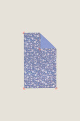 Textura Toalha de praia de algod&atilde;o riscas azul